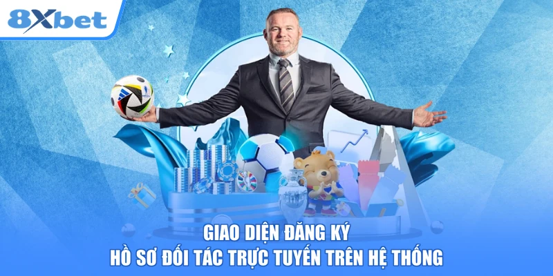 Giao diện đăng ký hồ sơ đối tác trực tuyến trên hệ thống
