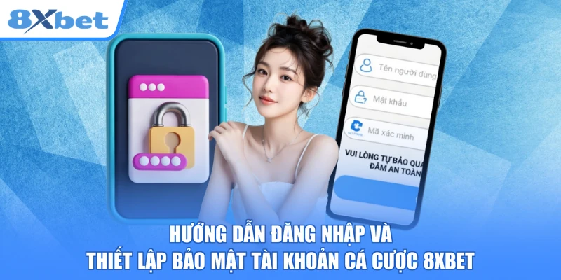 Hướng dẫn đăng nhập và thiết lập bảo mật tài khoản cá cược 8xbet